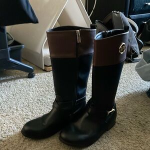 Michael Kors children’s black and brown boots SIZE 6